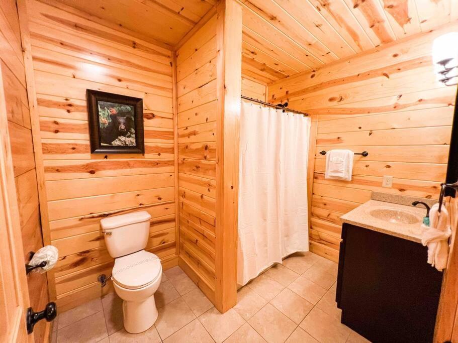 Indoor Heated Pool Hot Tub Cabin Севьервилл Экстерьер фото