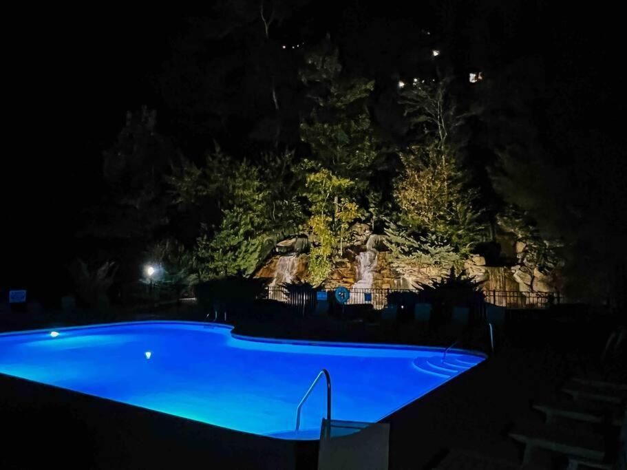 Indoor Heated Pool Hot Tub Cabin Севьервилл Экстерьер фото